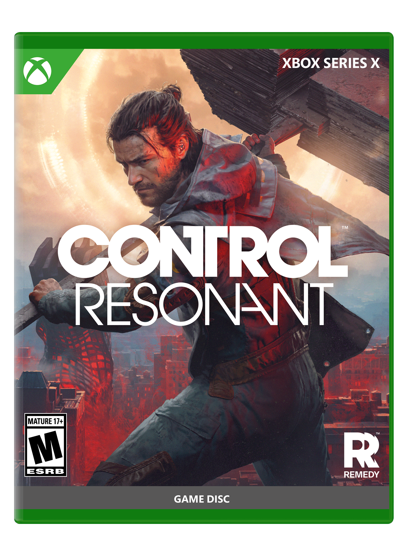 XBOX SERIES X  
CONTROL RESONANT  
MATURE 17+ M ESRB  
R REMEDY  
GAME DISC - M (Mature 17+)