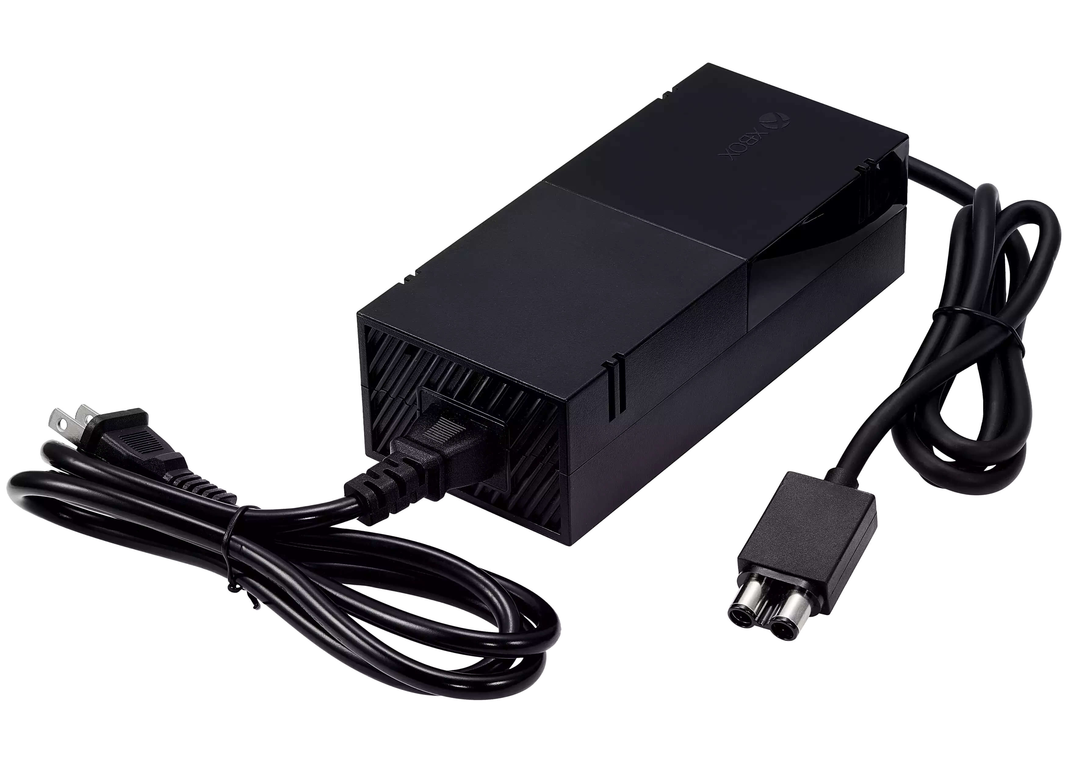 Front. Microsoft - AC Adapter / Power Charger (200-240V) Replacement Compatible For Microsoft Xbox One (No AC cable) - Black.