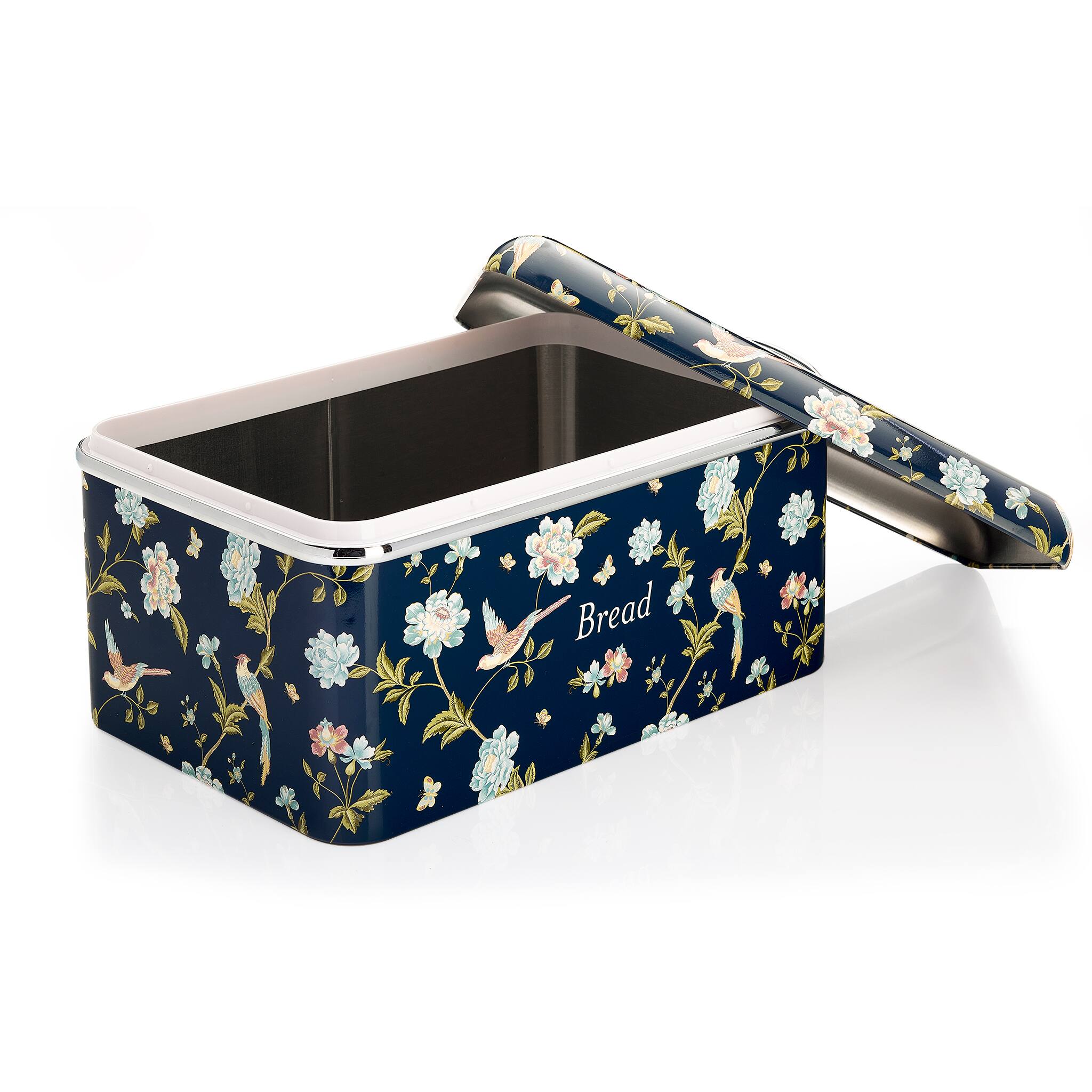 Left. Laura Ashley - Bread Bin - Elveden Navy.