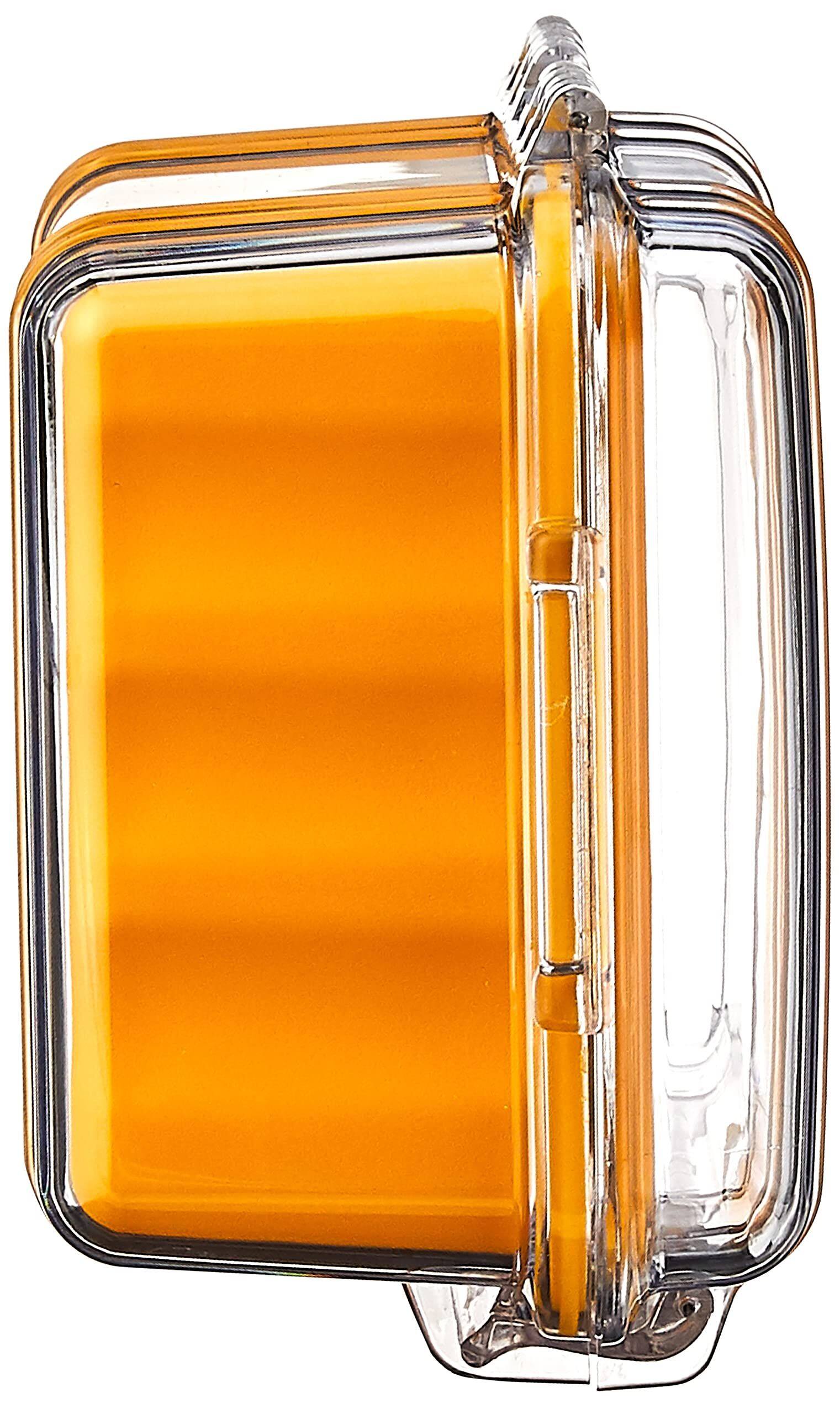 Back. Pelican - Pelican 1050 Micro Case - Yellow/Clear.