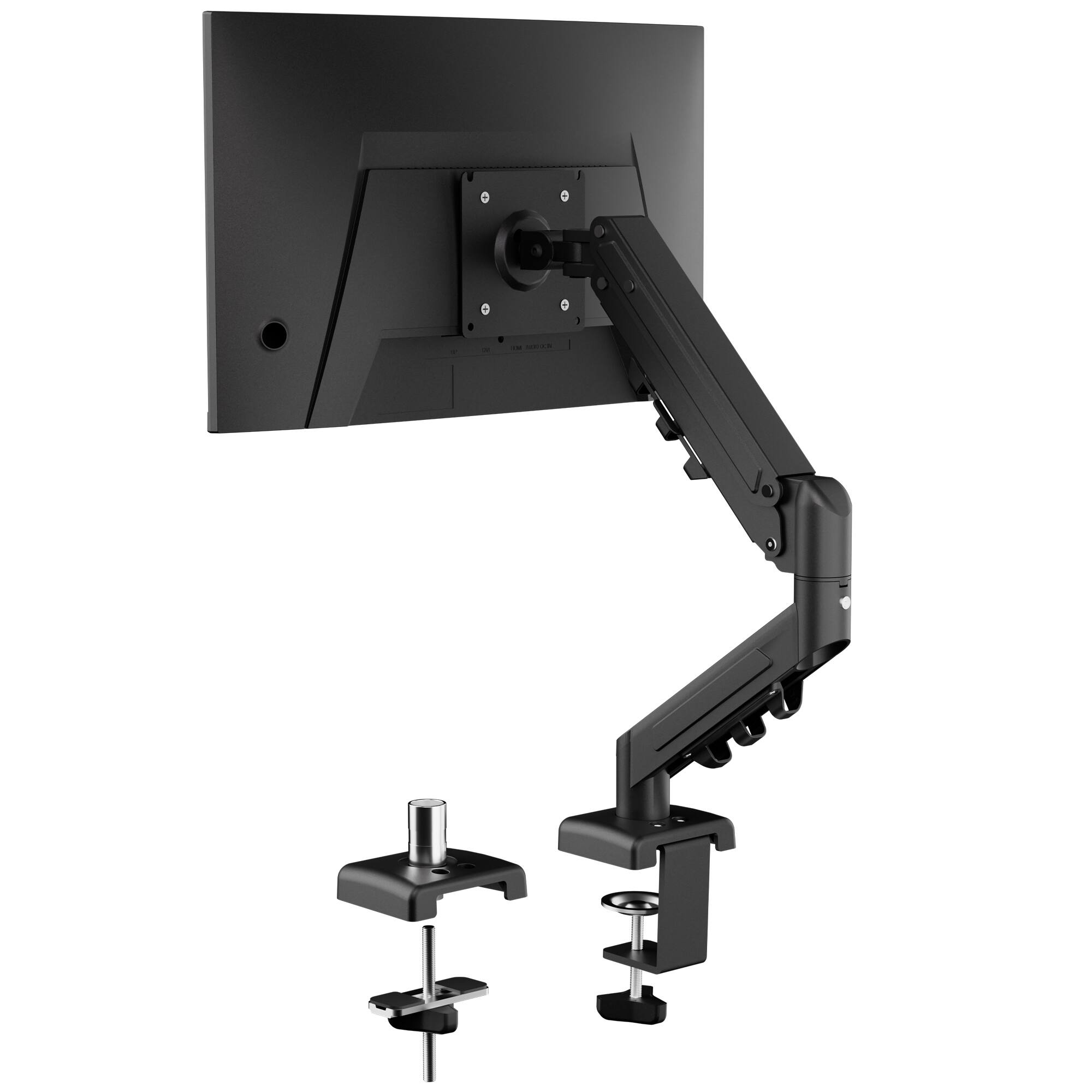 Angle. FlexiSpot - MA1 Adjustable Single Monitor Arm for 17"-32" Monitor - Black.