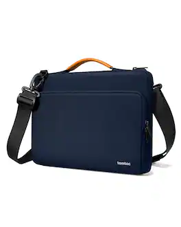 tomtoc - Defender-A40 360° Protective Laptop Shoulder Bag for 13-inch MacBook Air (A3449)/Pro/Neo(A18) M5/M4/M3/M2/M1 2026-2018 - Navy Blue