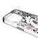 Alt View 2. Keyscaper - Cincinnati Bearcats iPhone Paisley Design Clear Case - 13 mini - Multicolor.