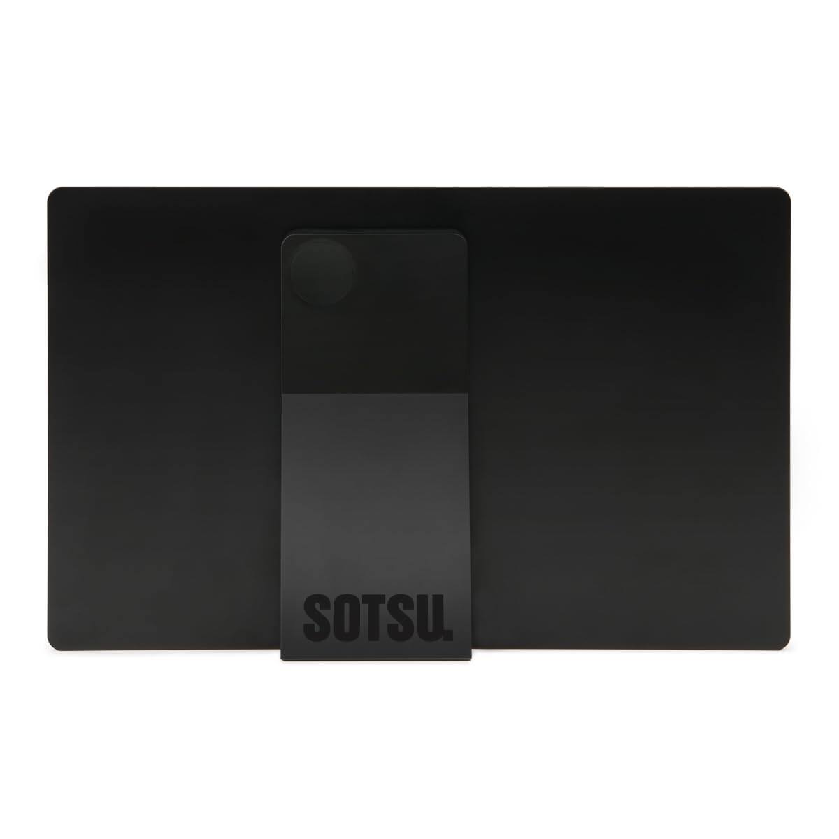 Angle. SOTSU - SOTSU FlipAction Go 14" Portable Monitor, Robust, Lightweight, Tempered Glass, 1080p, USB-C or Mini-HDMI - Stealth Black - Black.