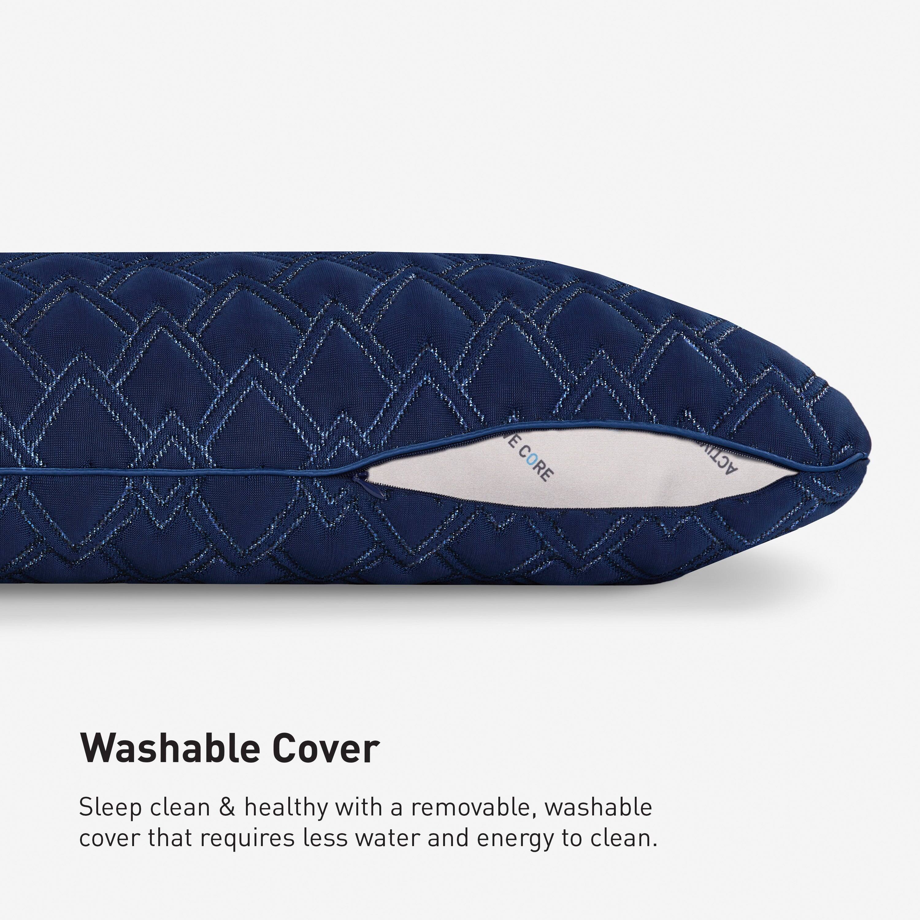 E CORE  
ACTIV  
Washable Cover  
Sleep clean & healthy with a removable, washable cover that requires less water and energy to clean.