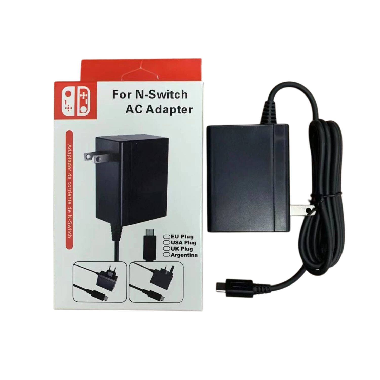 For N-Switch AC Adapter
Adaptador de corriente de N-Switch
EU Plug
USA Plug
UK Plug
Argentina