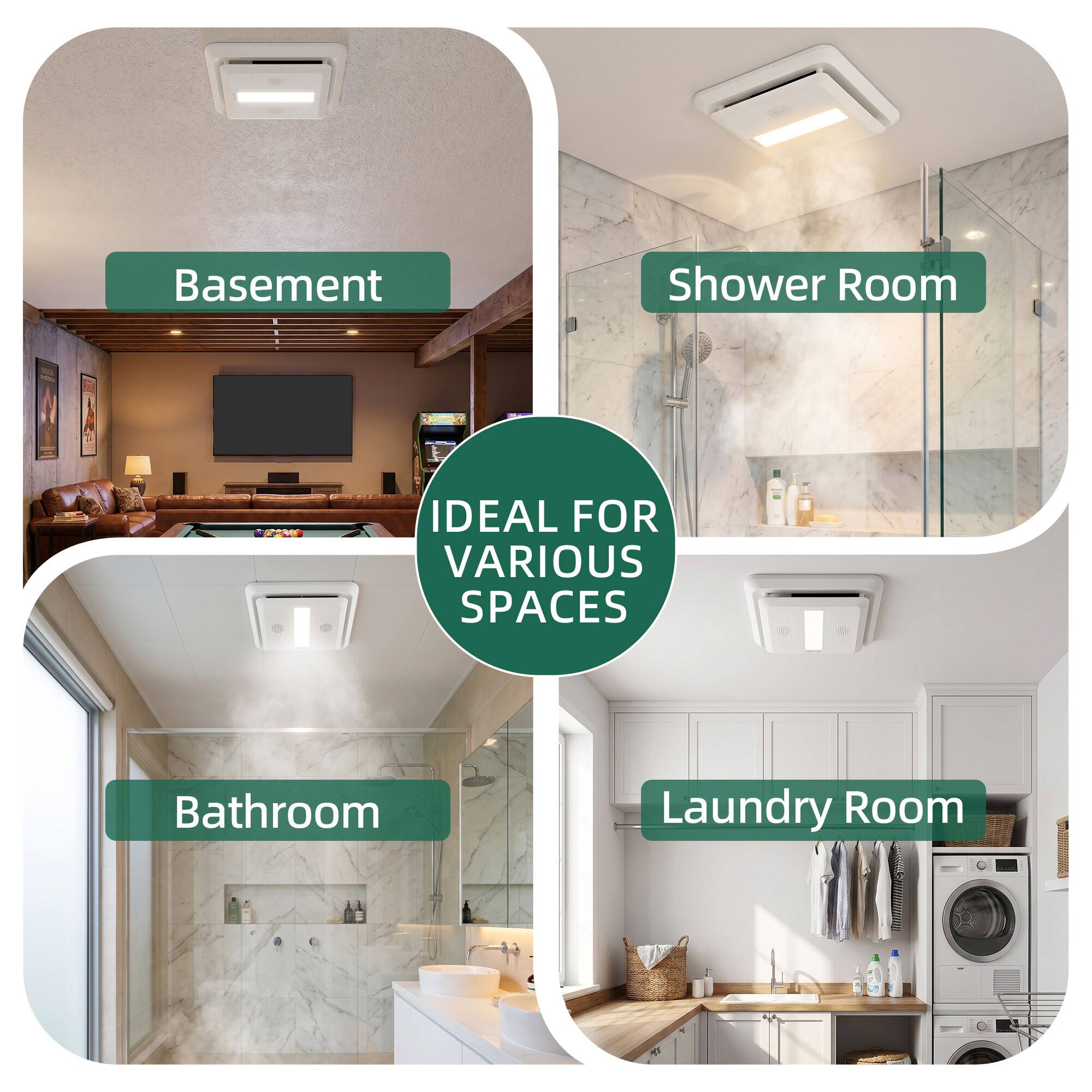 Basement Shower Room 1 F IDEAL FOR VARIOUS SPACES Bathroom Laundry Room