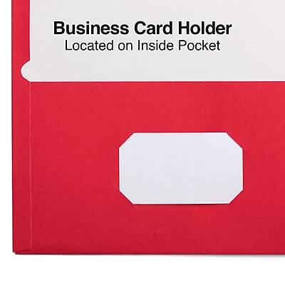 Business Card Holder  
Located on Inside Pocket