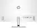 Alt View 2. HP - HP Series 5 24 inch FHD Monitor, Full HD Display (1920 x 1080), IPS Panel, 99% sRGB, 1500:1 Contrast Ratio, 300 nits, Ey - White.