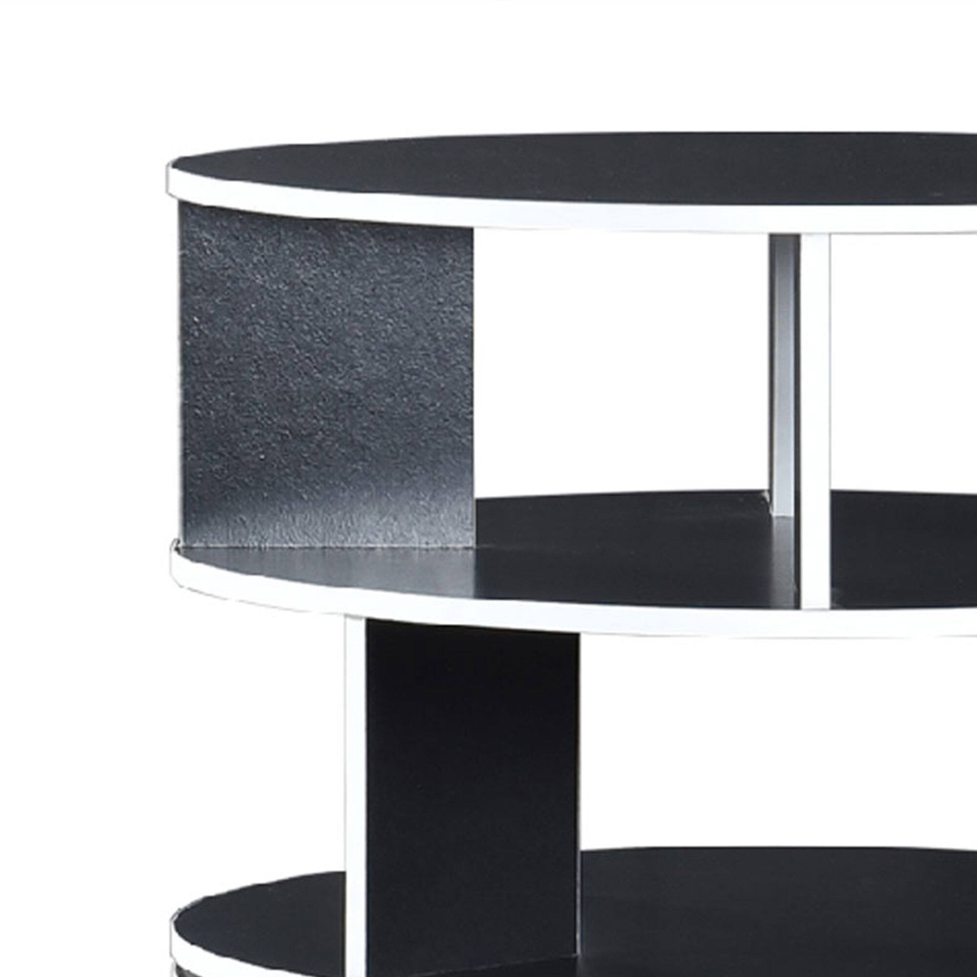 Back. Kings Brand Furniture - Kings Brand Furniture 5-Tier Rotating Shoe Rack, 360° Revolving Lazy Susan Spinning Shoe Rack Tower Storage Organizer - Black.