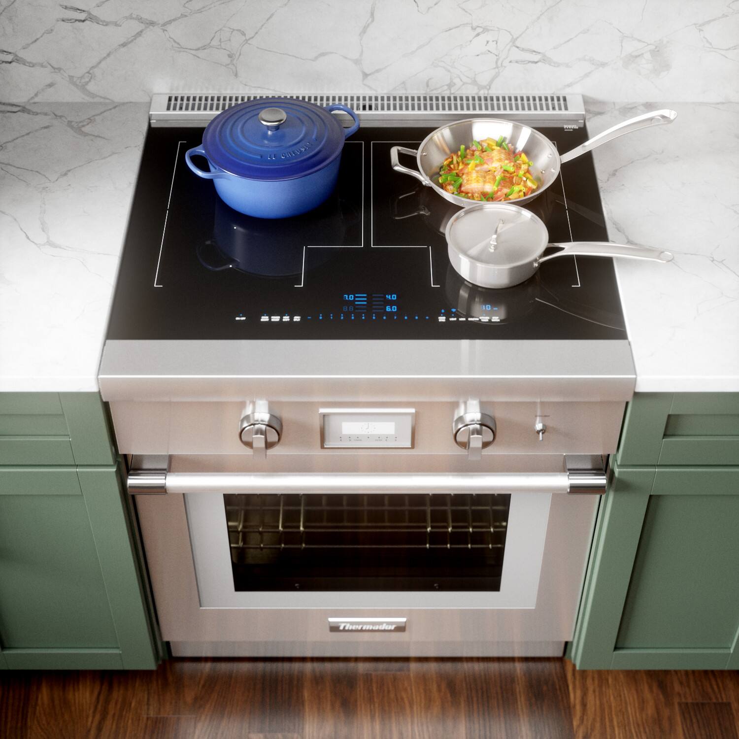 The text on the image reads: "1 Cres 100 10 - 122:1 - Thermador."