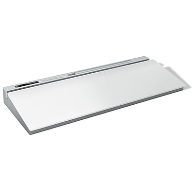 Front. TRU RED - TRU RED™ Glass Desktop Dry-Erase Whiteboard.