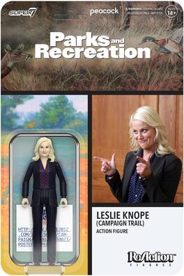 Super7 - Parks And Recreation - ReAction Wv4 - Leslie Knope (Campaign Trail) - Collectibles - Multicolor