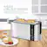 Alt View 16. Elite Gourmet - 4 Slice Long Slot Toaster - Stainless Steel.