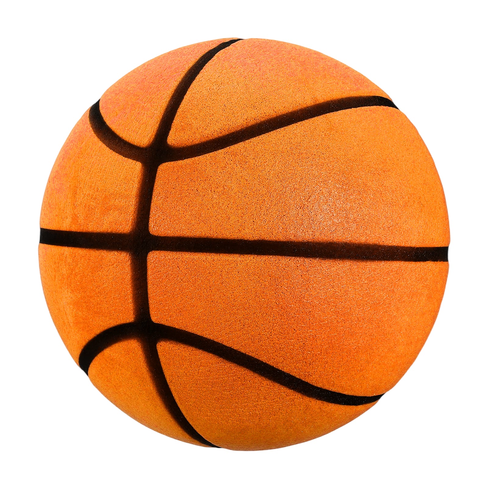 "Unique Bargains - Silent Basketball Size 7 (9.4"") Quiet Basketball High Density Foam No Noise 3D Groove Bouncing Ball with Net Bag - Orange" price history on PriceWatchPro