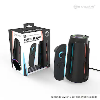 HYPERKIN LET'S GAME!
POWER BEACON
JOY-CON™ CHARGING TOWER
Nintendo Switch 2 Joy Con (Not Included)