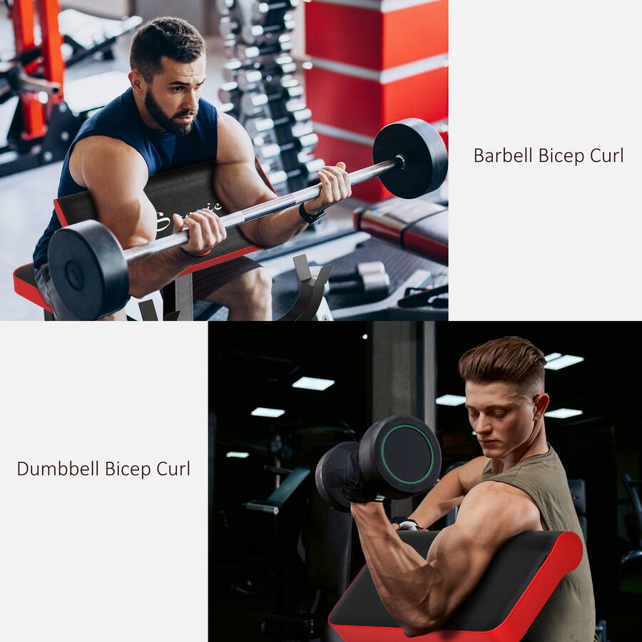 Curl Back Machine Soozier LBS Preacher Curl Bench for Strength Training Black - Best Buy