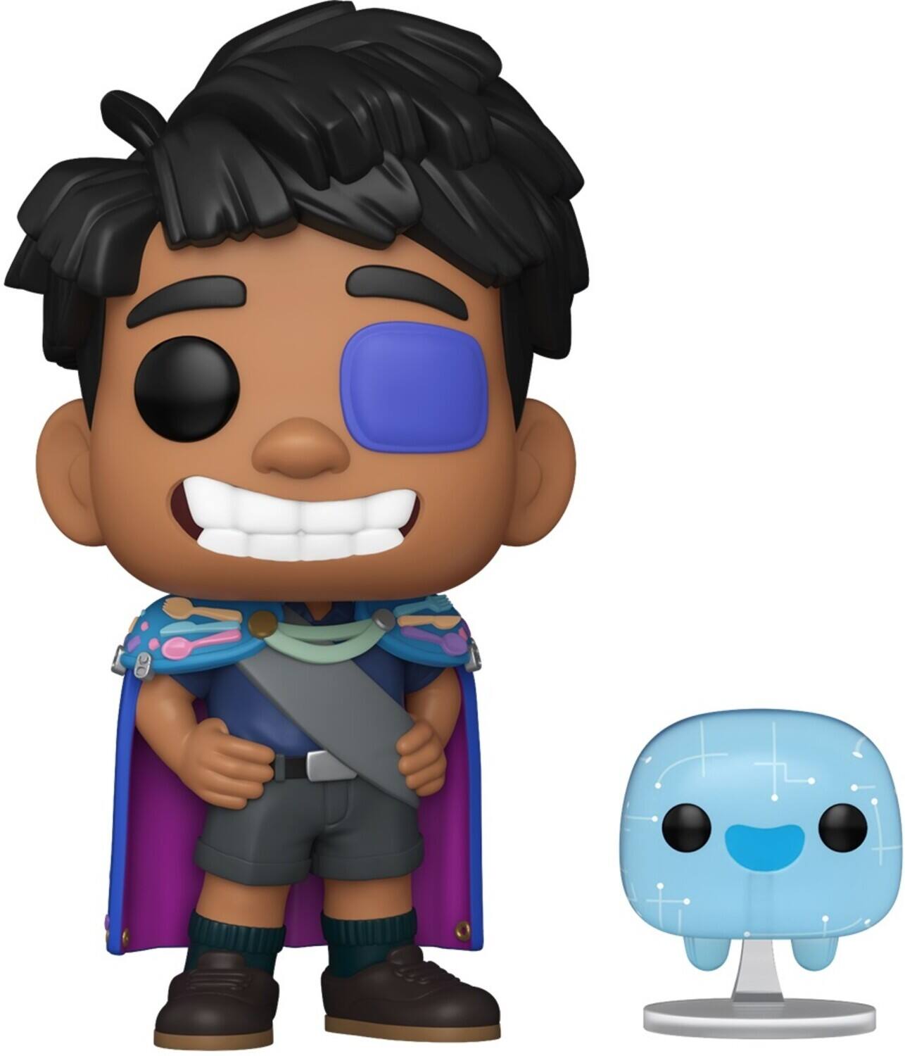 Front. Funko - FUNKO POP! & Buddy: Elio with OOOOO (Glow in the Dark)   - Collectibles - Multicolor.