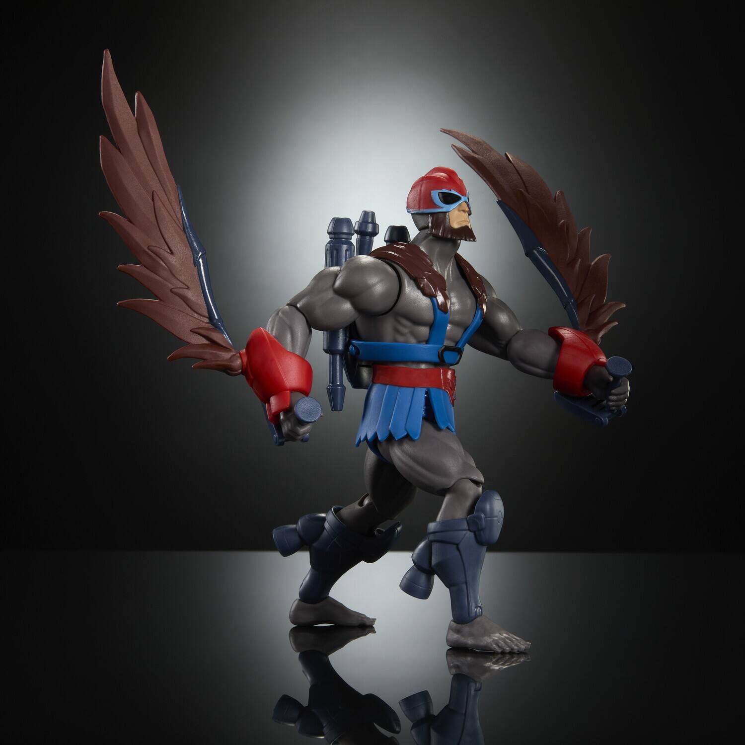 Alt View 4. Mattel - Masters of the Universe Origins 200X Cartoon Collection Stratos Action Figure (He-Man, MOTU)   - COLLECTIBLES - Multicolor.