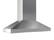 Left. Zephyr - Titan 60 in. External Wall Mount Range Hood - Stainless Steel.