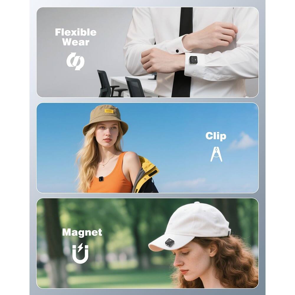 Flexible Wear  
Clip  
Magnet