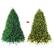 Alt View 20. Costway - 5ft Pre-lit PVC Christmas Fir Tree Hinged 8 Flash Modes - Green.