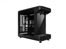 Front. Cooler Master - masterframe 360 stage lcd open-frame atx pc case, front lcd displa - Black.