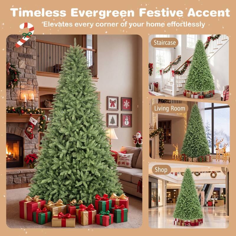 Timeless Evergreen Festive Accent  
Elevates every corner of your home effortlessly  

Staircase  
Living Room  
Shop