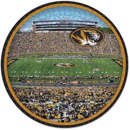 WinCraft - Missouri Tigers Round 500-Piece Puzzle - Multicolor
