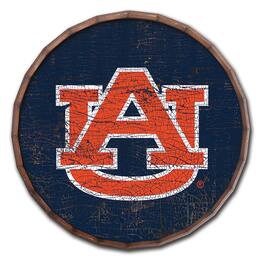 Fan Creations - Auburn Tigers 24" Cracked Color Barrel Top Sign - Multicolor