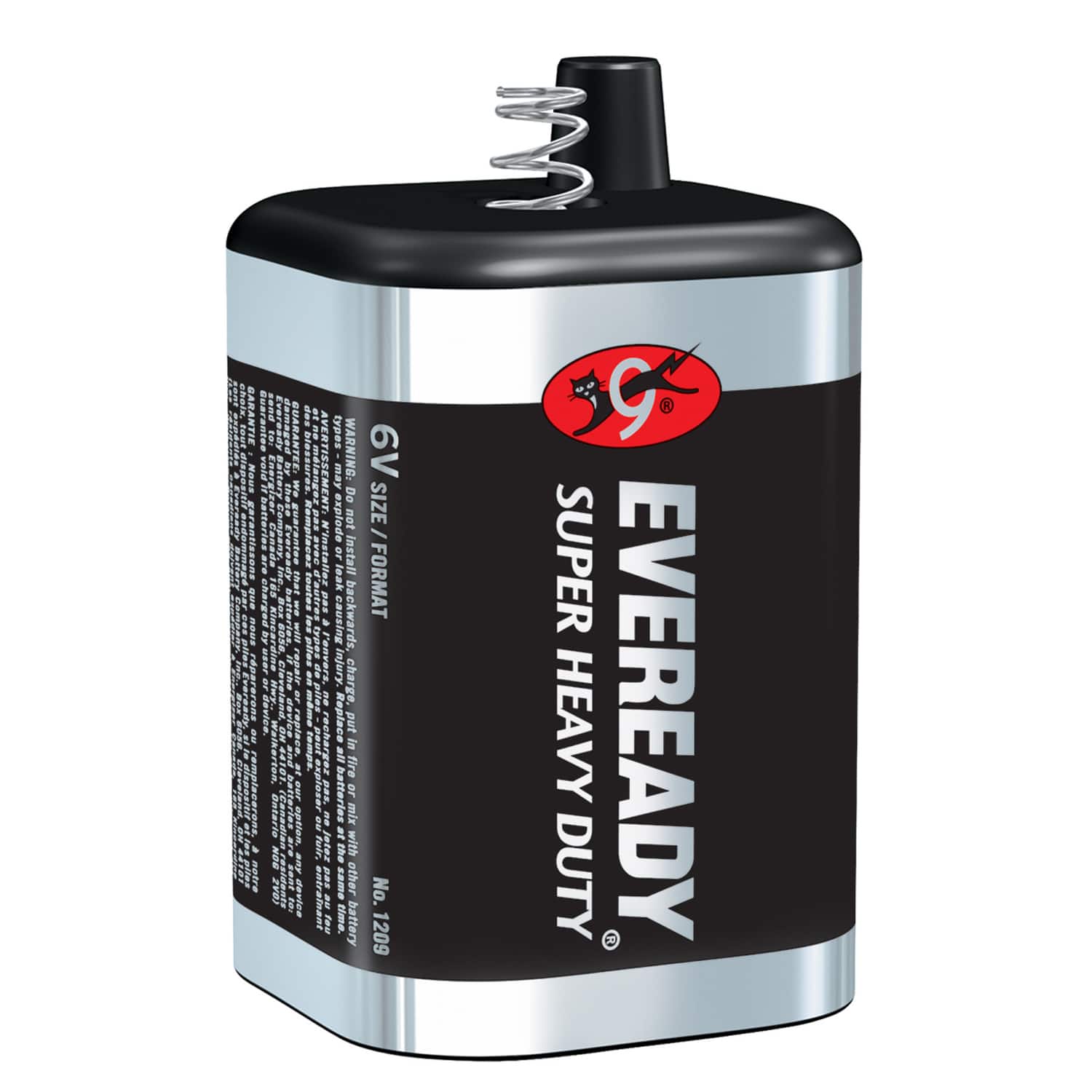 Energizer - Eveready 6-Volt Zinc Carbon Lantern Battery 1 pk Bulk