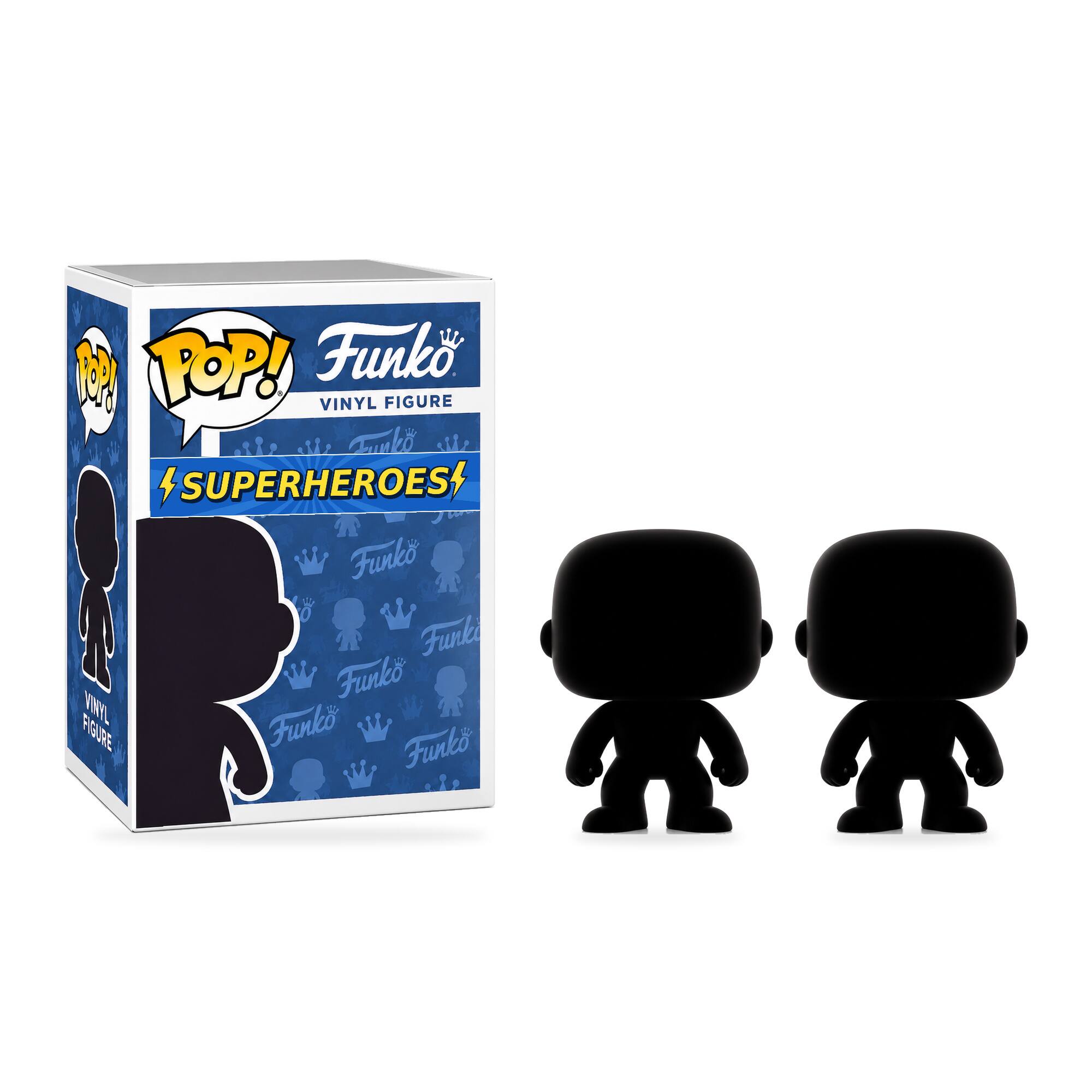 Set of 2 Surprise Comics & Superheroes Funko Pop! Randomly Selected - Black