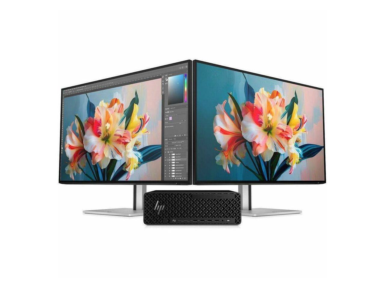 Alt View 2. HP - HP Z2 G1i SFF Desktop Ultra 5 235 16GB 512GB SSD RTX A40 BW0Z3UTABA - Black.