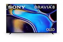 Sony - 55" Class BRAVIA 8 OLED 4K UHD Smart Google TV (2024) - Front_Zoom