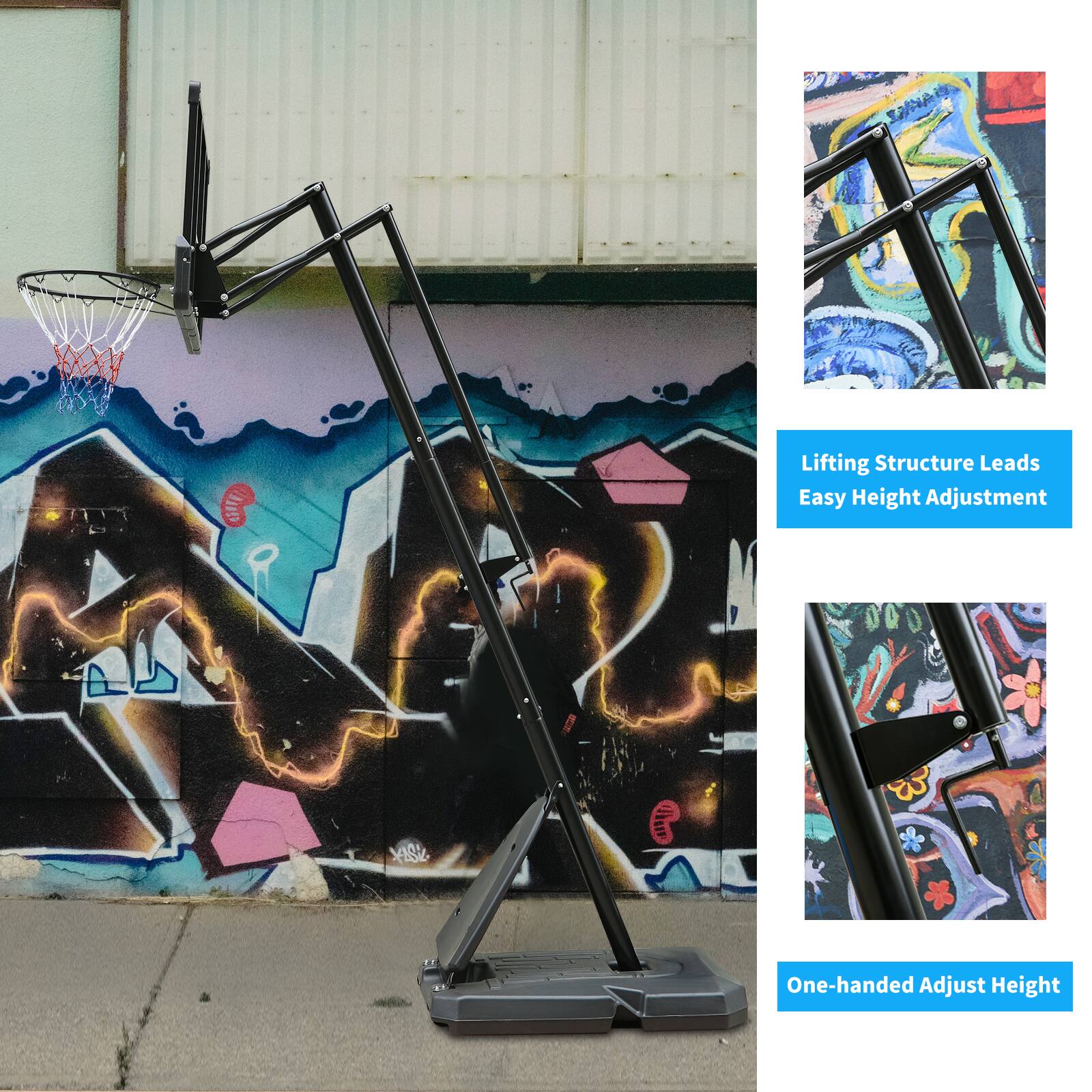 Lifting Structure Leads Easy Height Adjustment

One-handed Adjust Height