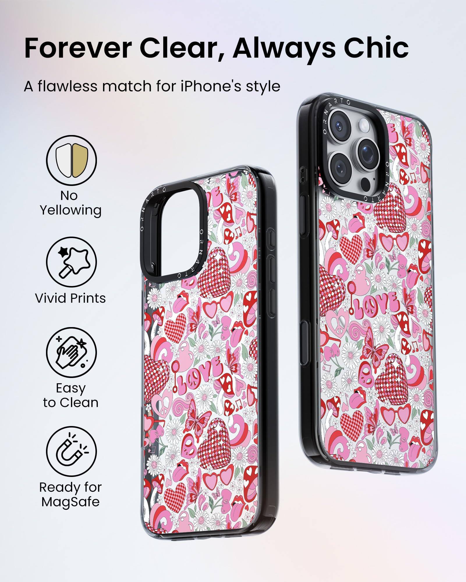 Forever Clear, Always Chic

A flawless match for iPhone's style

- No Yellowing
- Vivid Prints
- Easy to Clean
- Ready for MagSafe