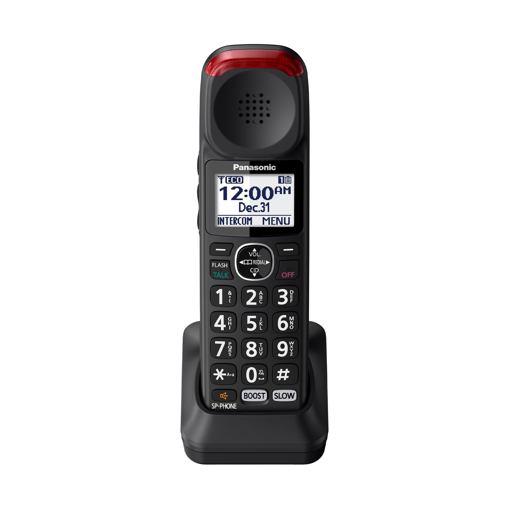 Panasonic - Amplified Cordless Phone Handset Accessory- KX-TGMA44 - Black