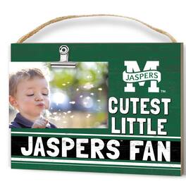 Jardine - Manhattan Jaspers 8'' x 10'' Cutest Little Team Logo Clip Photo Frame - Green
