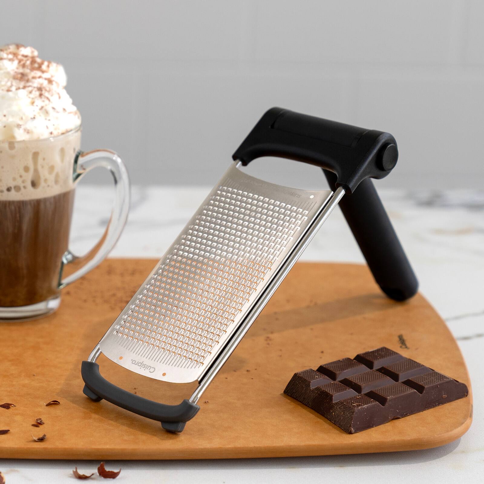 Alt View 3. Cuisipro - Surface Glide Technology Folding Grater, Fine - Black.