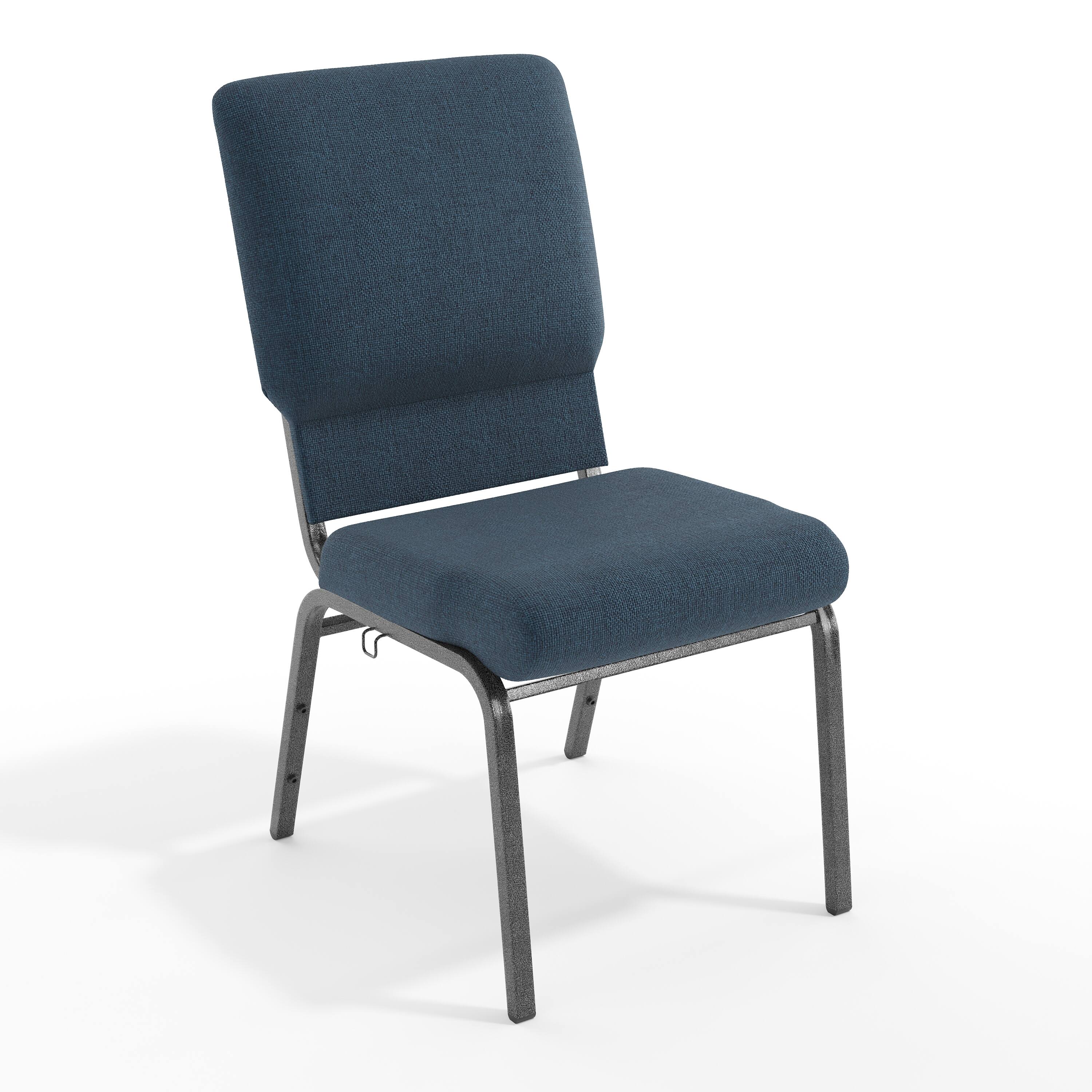 Navy Fabric/Silver Vein Frame