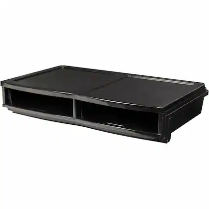 Front. Storex - Storex Quick Stack 6 sorter Organizer 500 x Sheet 6 Compartment Size : 8.75 x 11.50 x 2 8.70 x 13.60 Width20.50 - Black.