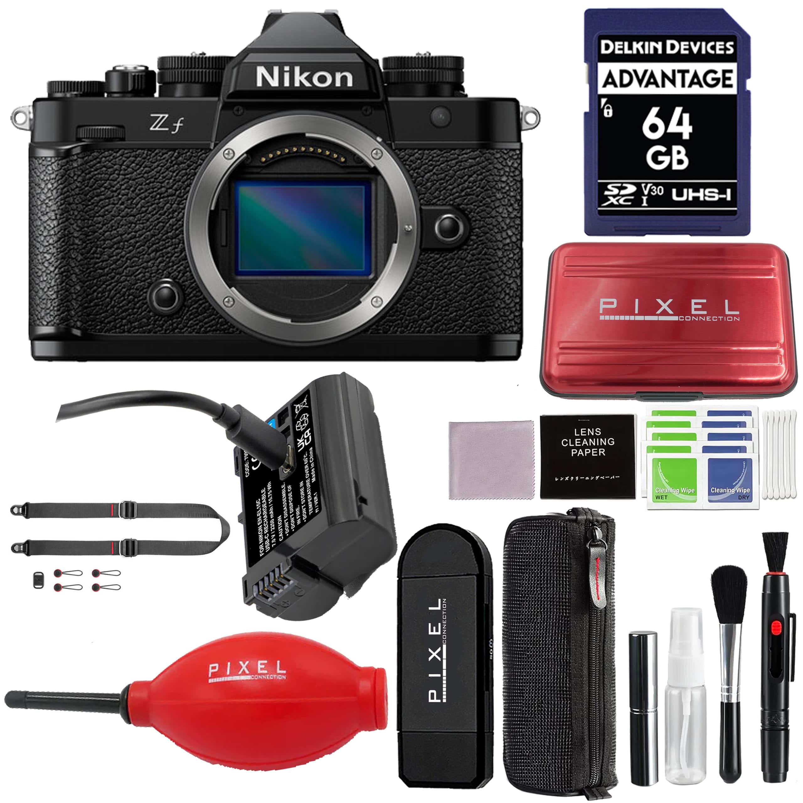 Zf Mirrorless Camera with Advanced Accessories and Travel Bundle | 1761 | nikon zf - Black