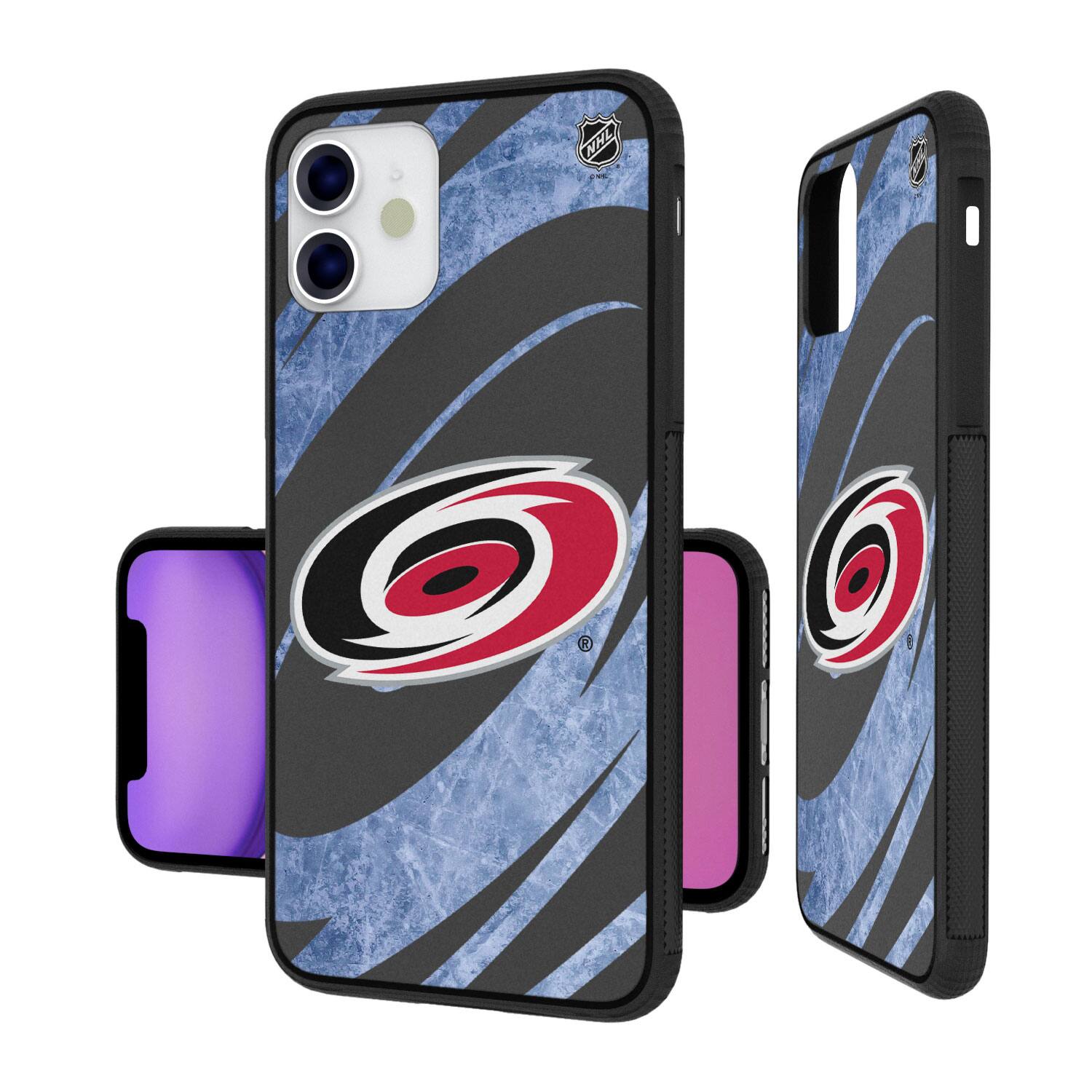 Alt View 1. Keyscaper - Carolina Hurricanes Bump Case with 8.2ft Drop Protection - 15 Pro Max - Multicolor.