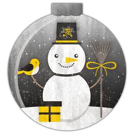 Fan Creations - Wichita State Shockers 12'' Snow Globe Wall Art - Multicolor