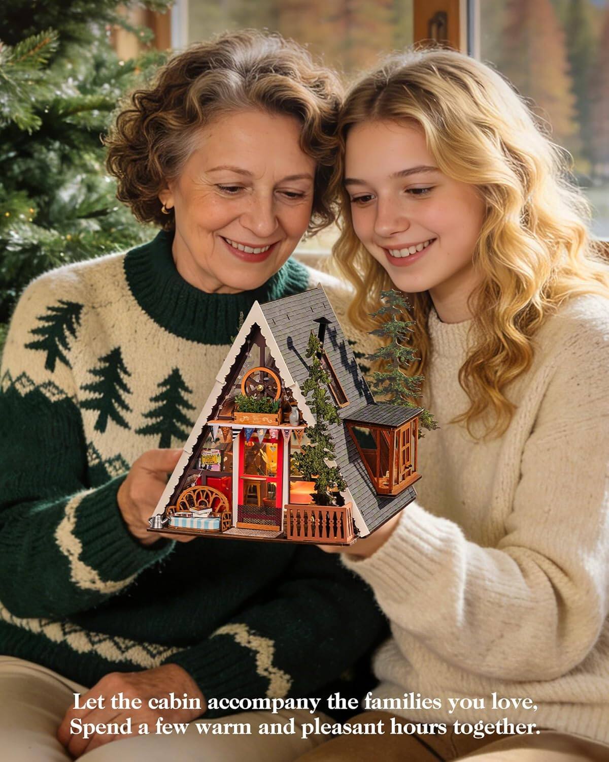 Let the cabin accompany the families you love, spend a few warm and pleasant hours together.