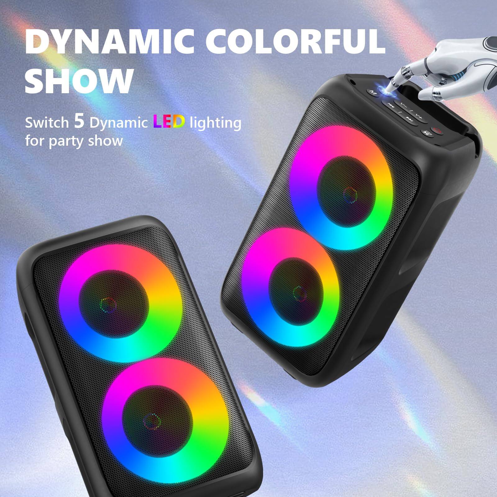 DYNAMIC COLORFUL SHOW

Switch 5 Dynamic LED lighting for party show
