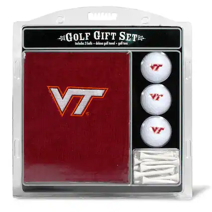 GOLF GIFT SET
includes 3 balls • deluxe golf towel • golf tees
VT