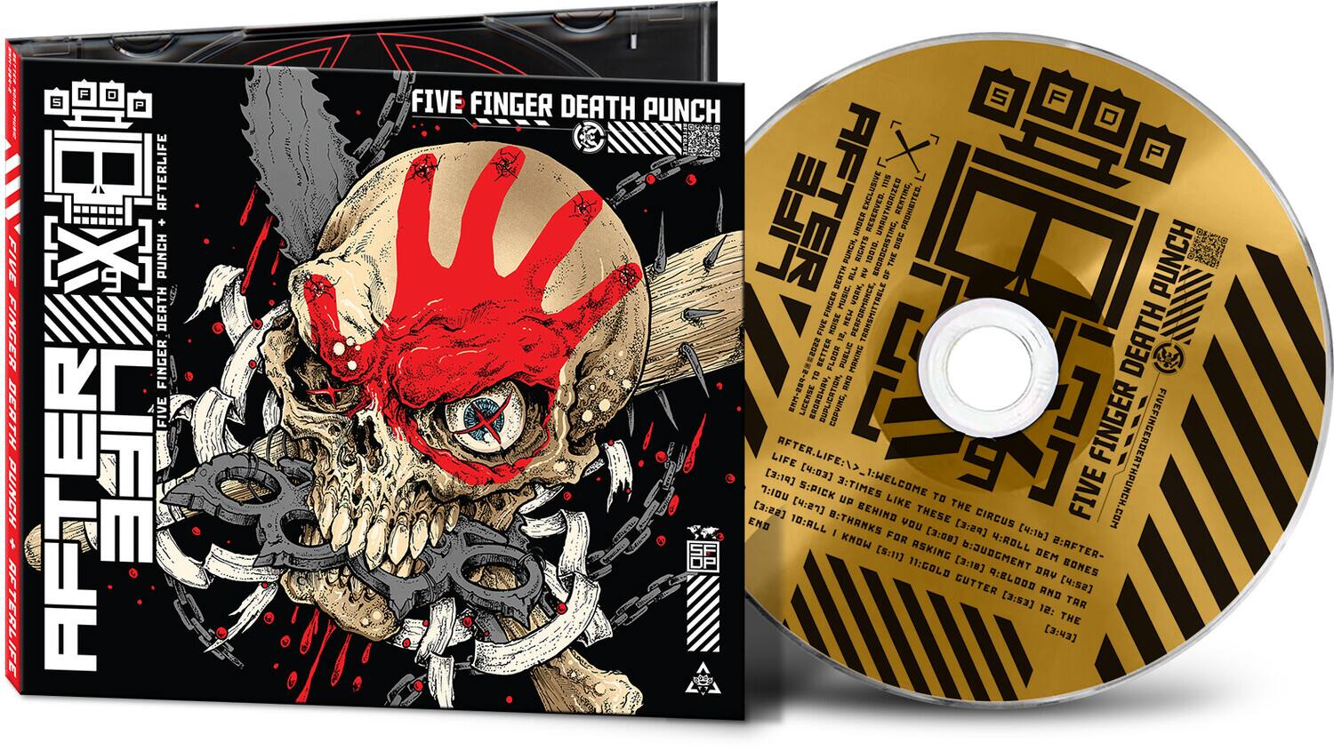 Five Finger Death Punch AfterLife (Tour Edition) COMPACT DISCS [CD ...
