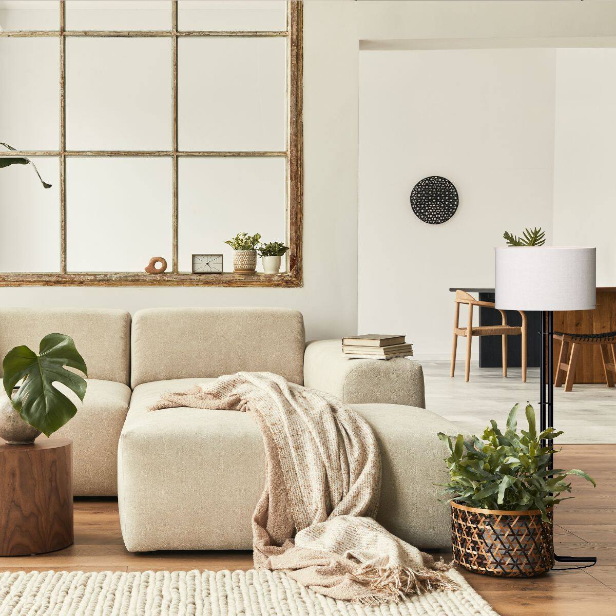Alt View 1. Infibrite - Classic Elegance 62 Inch Floor Lamp with Cylindrical Shade, E26 Bulb Compatible - White.