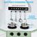 BATTERY-POWERED STOVE
with 6 play accessories
GLOWING BURNERS WITH SOUNDS
